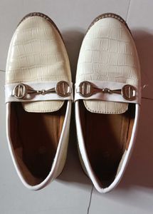 Stylish White STEFENS Loafers