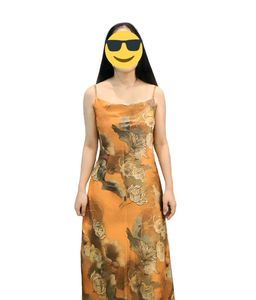 Floral Print Slip Dress