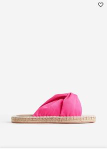 H&amp;M Pink Bow 🎀 Pinteresty Espadrille Flats
