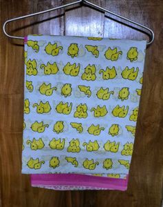 Elephant Print Saree