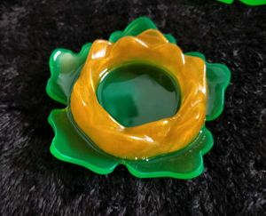 Resin Lotus Candle Holders - Set of 5