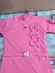 Cute Pink Girls Dress