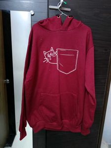 Cute cat printed Unisex hoodie