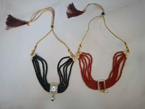 Beaded Necklace &amp; Earring Set