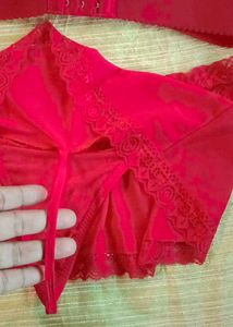 Hot Red Sexy  Lingerie Set