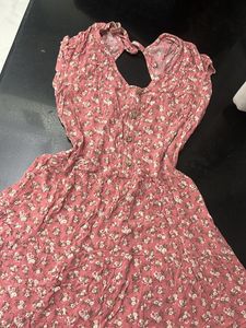 Floral Button-Up Dress