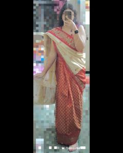 Applique Saree