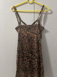 Animal Print Mini Dress
