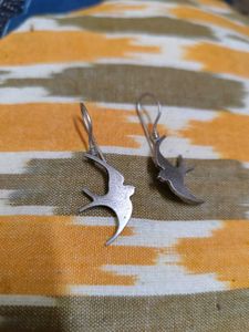 92.5 Pure Silver Birdie Earrings