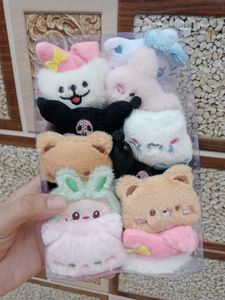 Korean Cartoon furr rubberbands