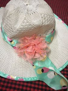 White Hat With Satin