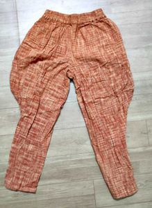 Comfy Plaid Balloon Harem Pants