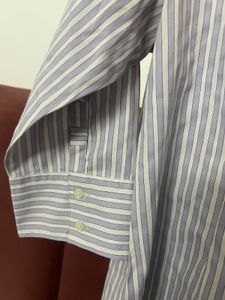 Striped Button-Down Shirt