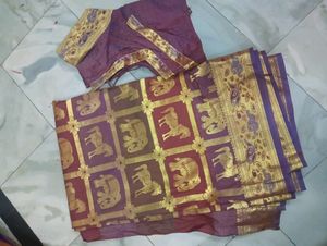 Elegant Indian Saree with Blouse