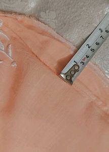 Embroidered Peach Kurta