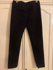 Forever New Black Pants with Zipper Detail