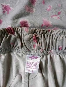 Women Nightsuit Pyjama Bottom L Nightdress