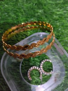 Combo  1 Pair Earrings Or Bangles