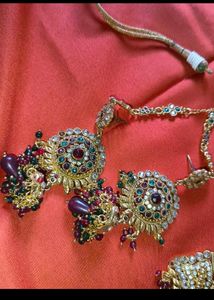 bridal Wedding polki necklace set