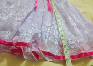 White Princess frock ☑️