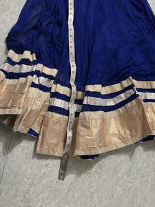 Elegant Blue Ethnic Gown