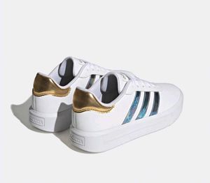 ADIDAD Court Platform Sneakers - White