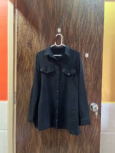 34 Bust Black Shirt For Women