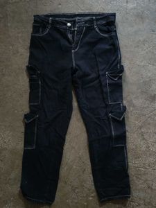 Zara Black Cargo Pants