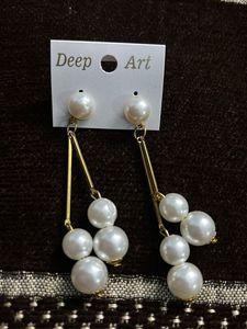 Elegant Pearl Drop Earrings