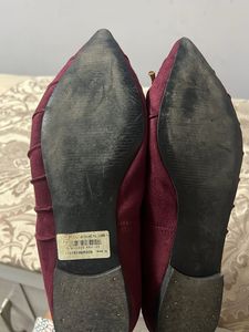 Maroon Wine Ballerinas