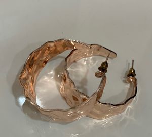 Rose Gold Hoop Earrings