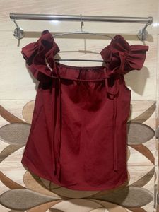 Stylish Top , Maroon
