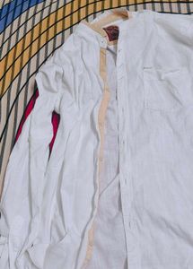 Men's White Casual Shirt