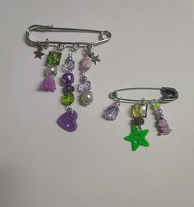 Bag Pin Charms, Combo Of 2 🪻🍀