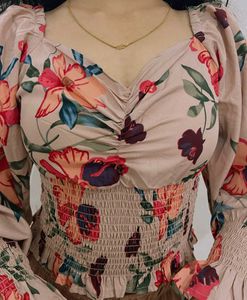 Floral Crop Top