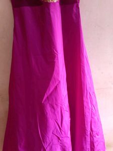 Elegant Pink Ethnic Gown