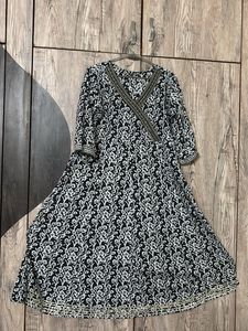 Black White Kurti