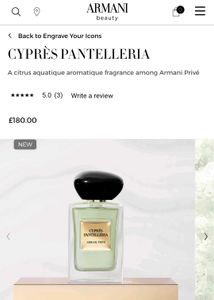 Giorgio Armani Prive Cypres Pantelleria 🍃