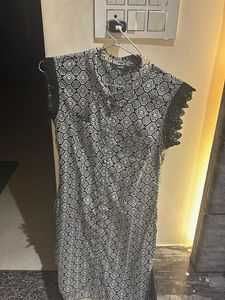 Patterned Sleeveless Dress