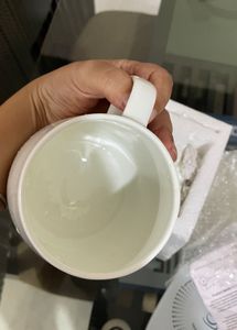 New Heating coasterWhite Ceramic Mug