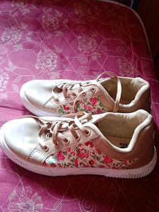 Pro by Khadim's Beige Canvas Sneakers for Women