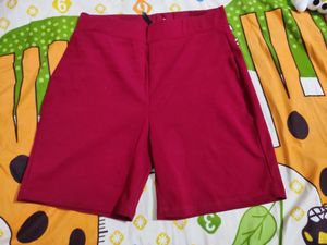 Maroon Cycling Shorts