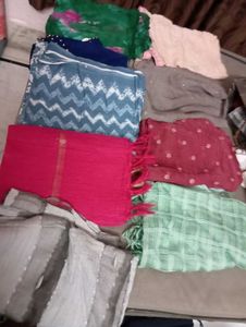 9 Piece Dupattas combo