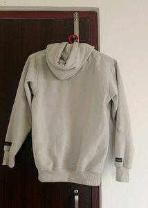 Casual Light Grey Hoodie
