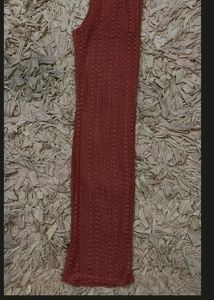 Zara Crochet Cord Set MavePink