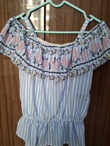Off Shoulder Girls Top