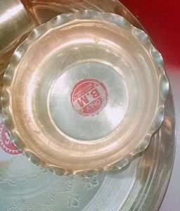 brass pooja Thali set, brand new
