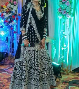 Elegant Black Lehenga Choli