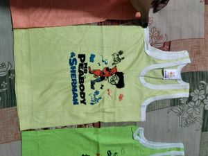 Three Baby Vests