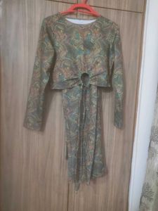 Paisley Print Dress Set